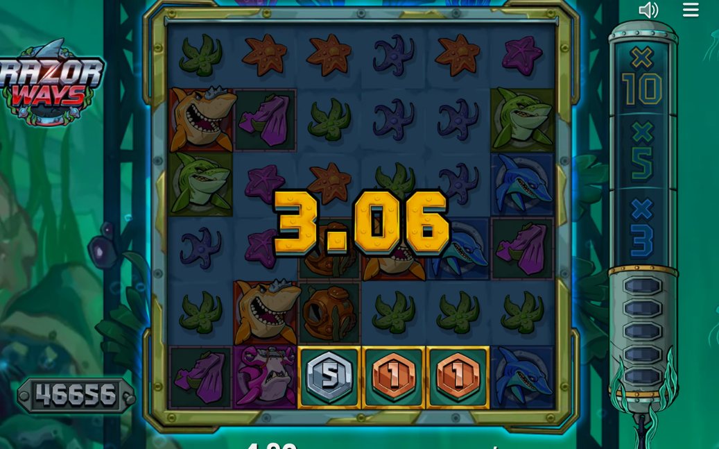 Glowing Mystery-symboler som höjer Total Multiplier-nivån