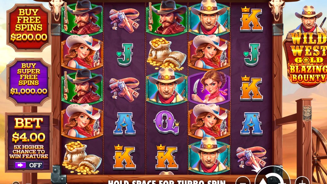Wild West Gold Blazing Bounty