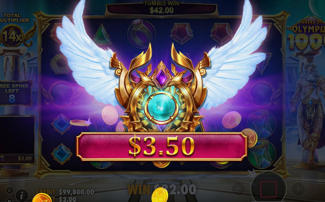 Free Spins-runda med pågående totalmultiplikator och snurrar kvar