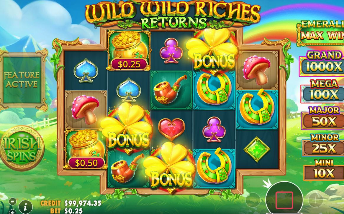 Free Spins-rundan med antal snurrar kvar