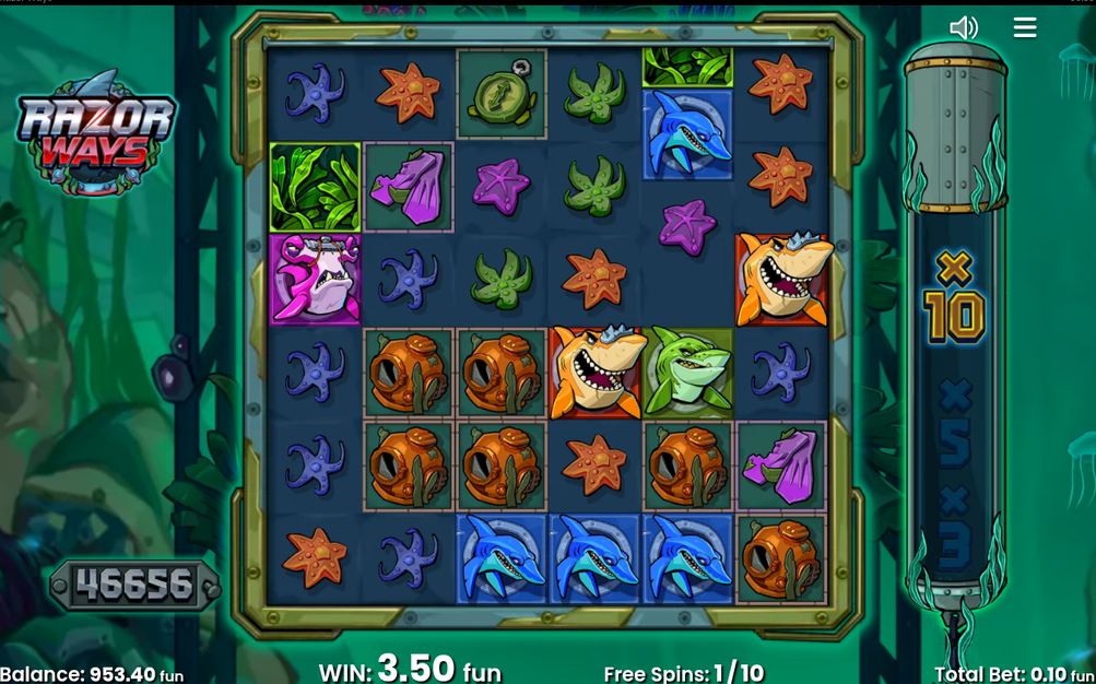 Free Spins med Total Multiplier x3 och 4x6-rutnät
